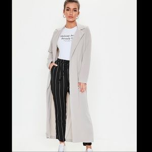 NWT MISSGUIDED US size 8 Long Sleeve Maxi Duster